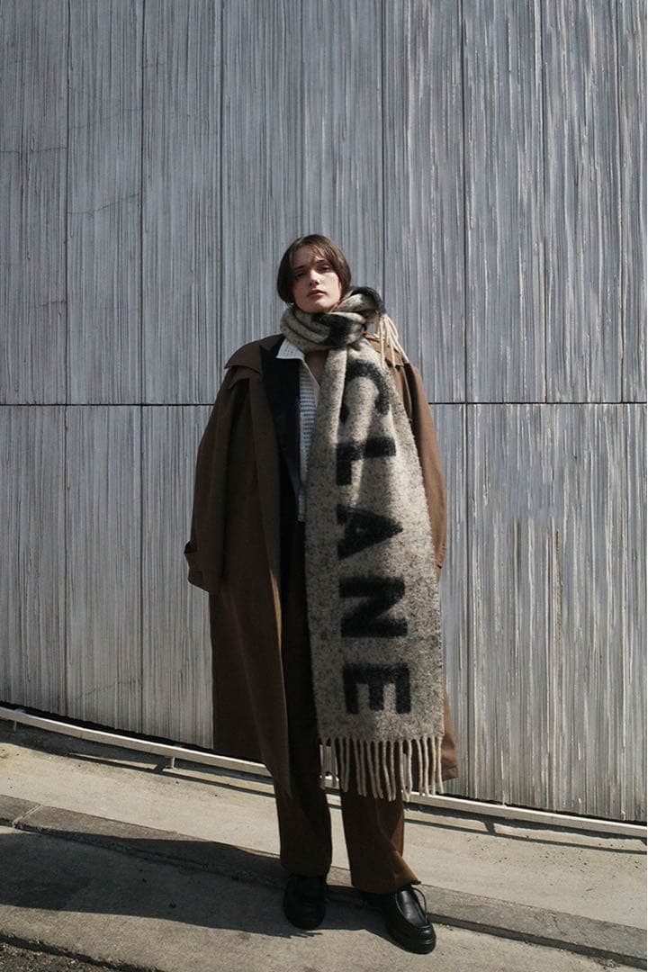 ⚠️大幅値下げ⚠️ CLANE CLANE LOGO MUFFLER