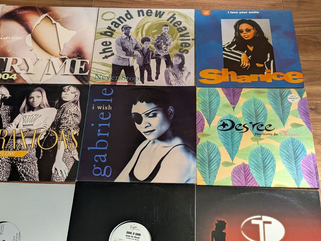 90-00s R&B SOUL POP レコード25枚 ジャネット/シャニース他