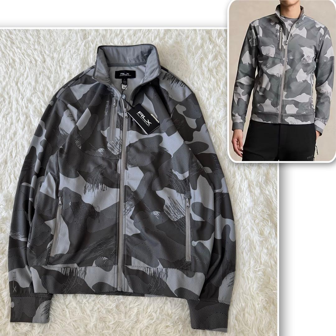 新品タグ付き✨RLX ラルフローレン 現行QR カモ柄 ジャケット メンズ M