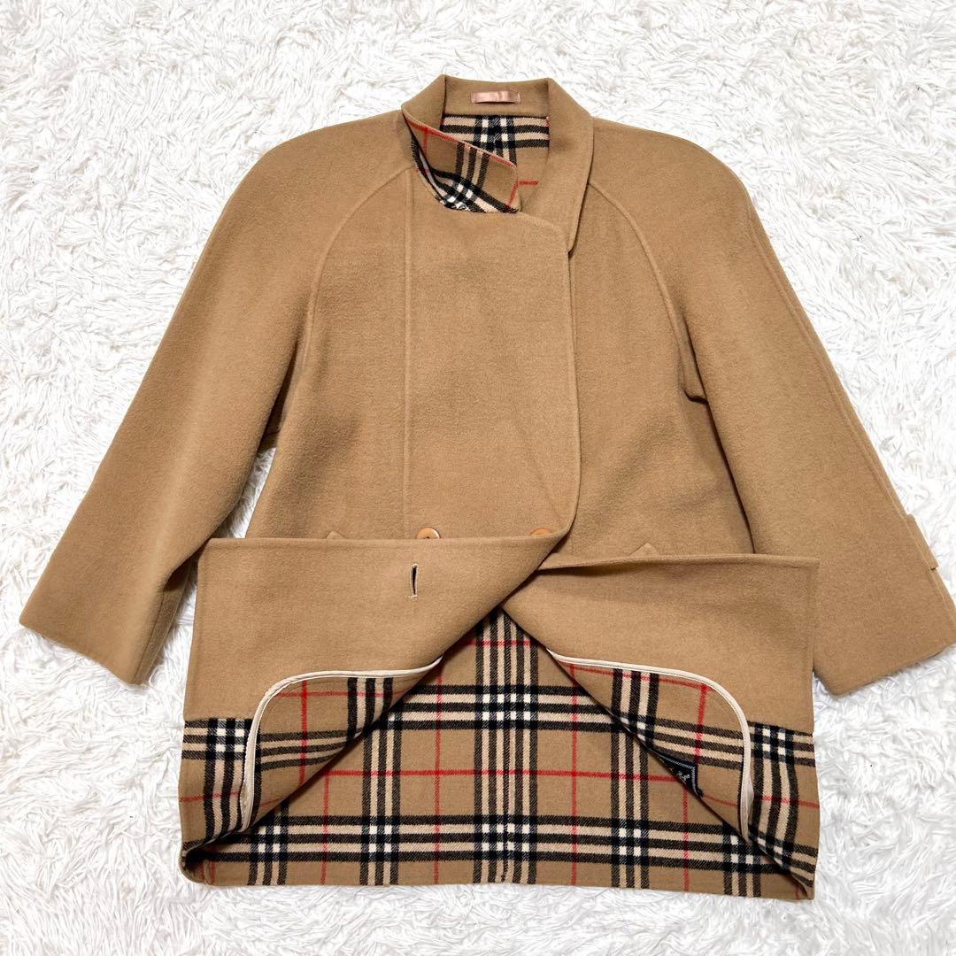 ✨カシミヤ混✨BURBERRY バーバリー　ウールコート　S