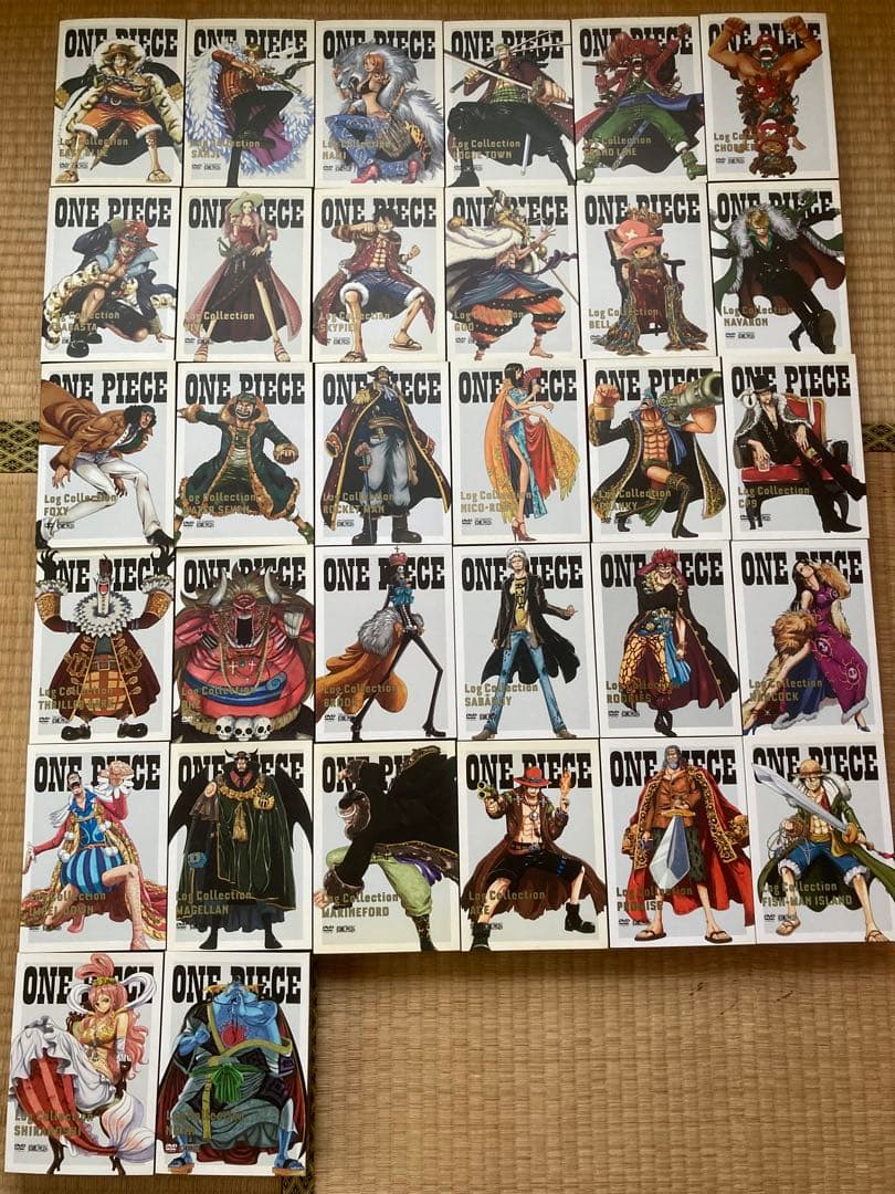 アニメ　ワンピース　ログコレクション　DVD 32巻セット