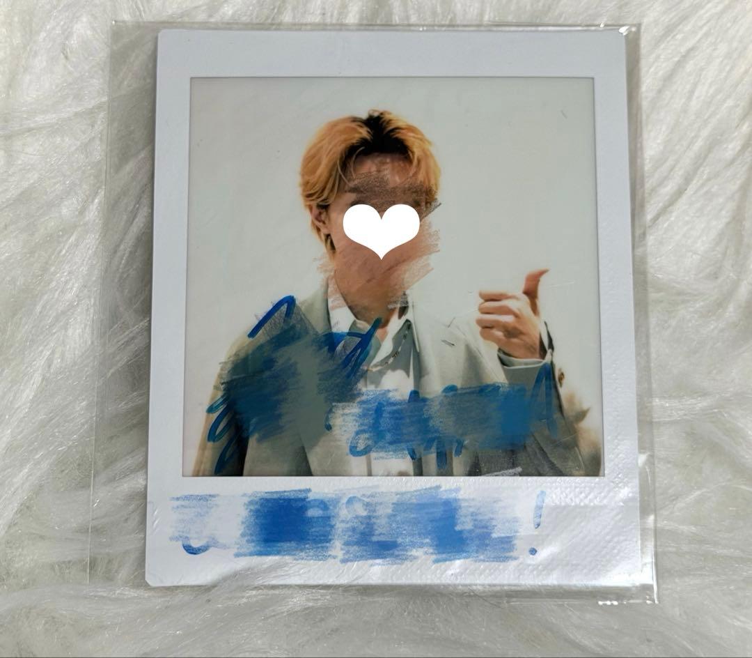 山中柔太朗　サイン入りチェキ