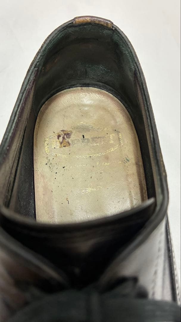 【 BARRETT / バレット (伊 】オックスフォード ブラック7.5