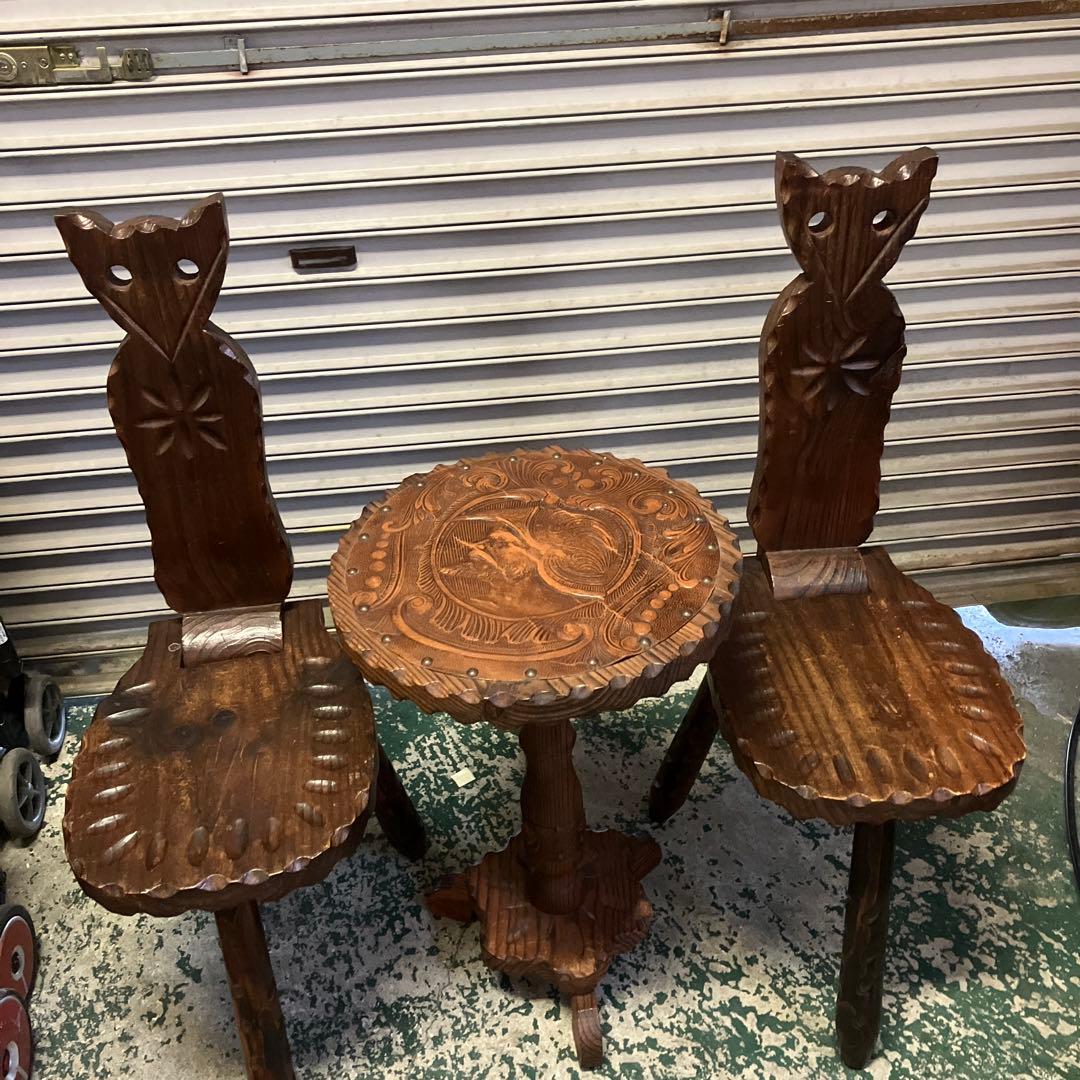 r*g様 激レア　アンティーク テーブルと椅子セット