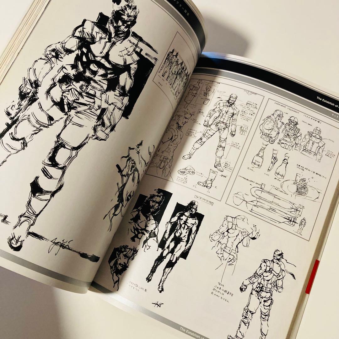 初版書✳️新川洋司『THE ART OF L GEAR SOLID』原画集