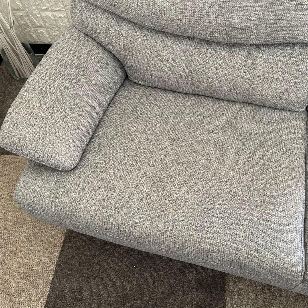 東京23区配送無料✨設置まで❗️ニトリ　3人掛けソファ　ファブリック　グレー系