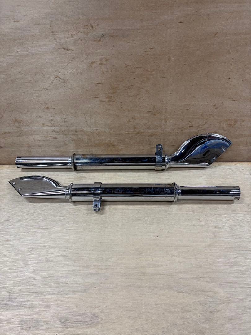 ハーレーショベルマフラー72年FLHにて使用