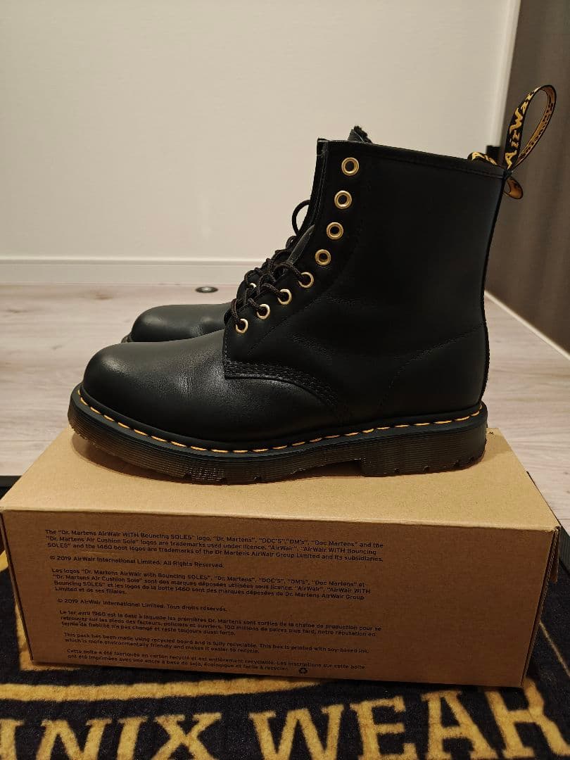 Dr. Martens 1460 ブラック ワークブーツ US 10 ボア