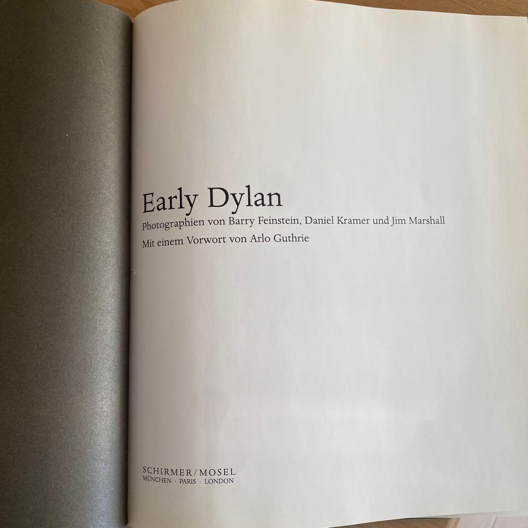 希少洋書　Early Dylan ボブ・ディラン写真集