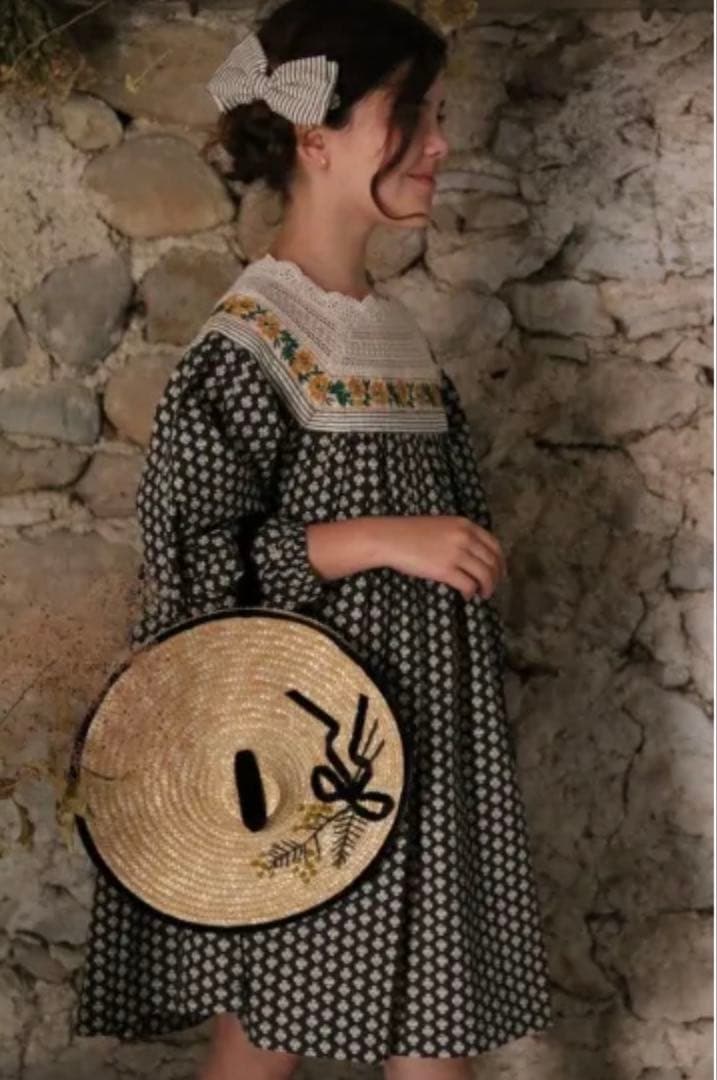 Bonjour diary プロヴァンスプリントワンピース　8y 新品　25aw