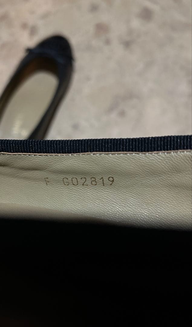 CHANEL バレリーナ　バレエシューズ ブラック