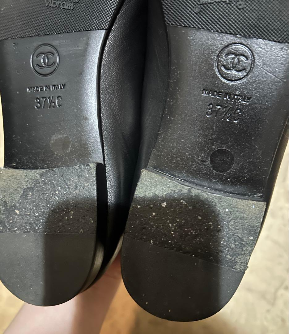 CHANEL バレリーナ　バレエシューズ ブラック