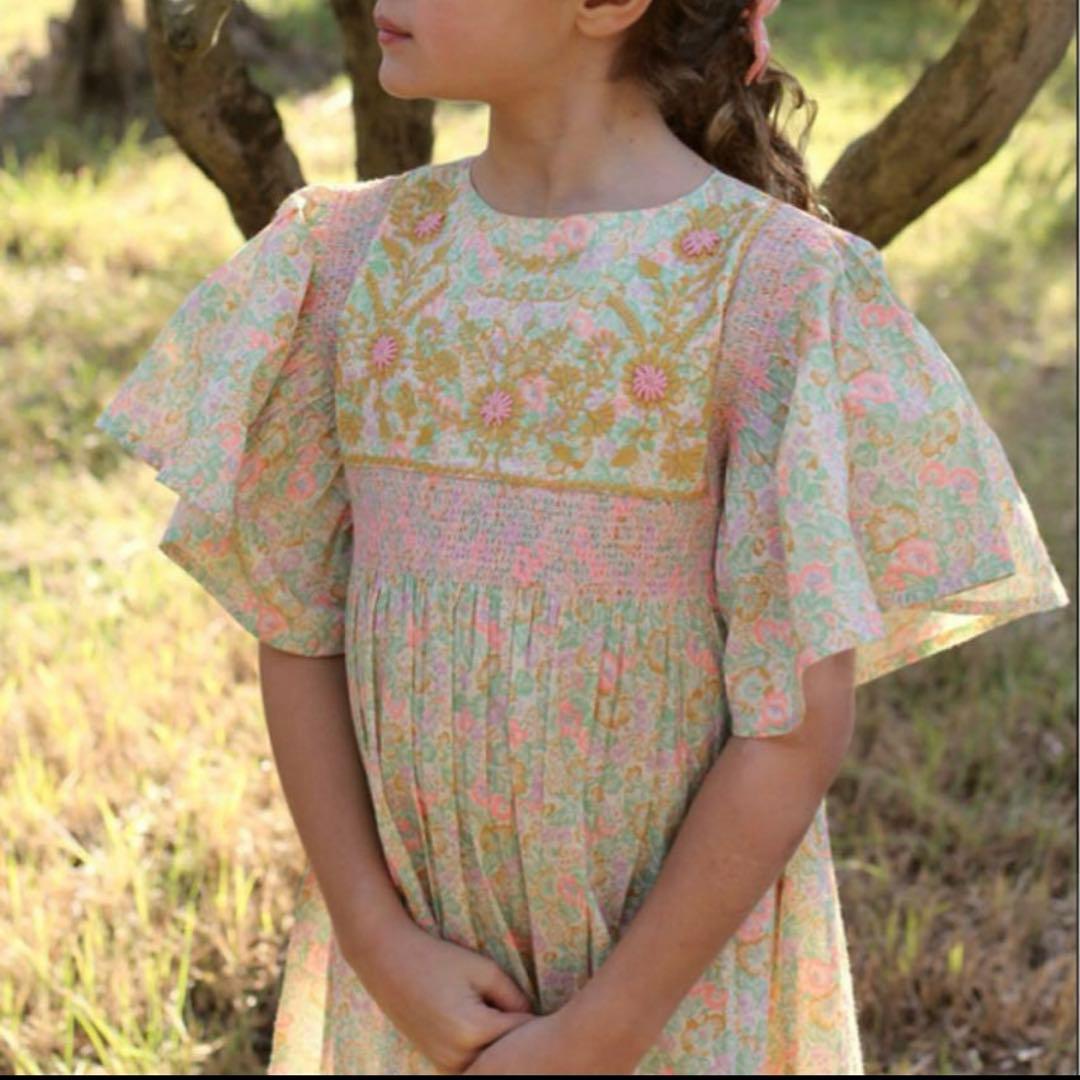 ワンピース bonjour diary rosalie dress 6y
