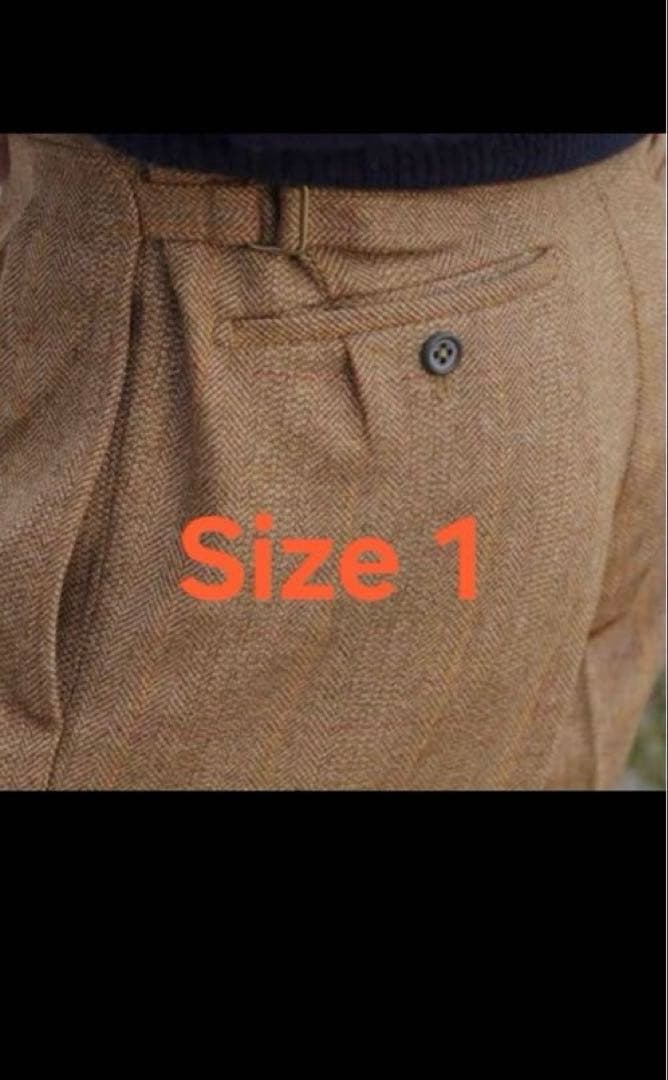 パンツ MAATEE&SONS jeffely Herringbone size1