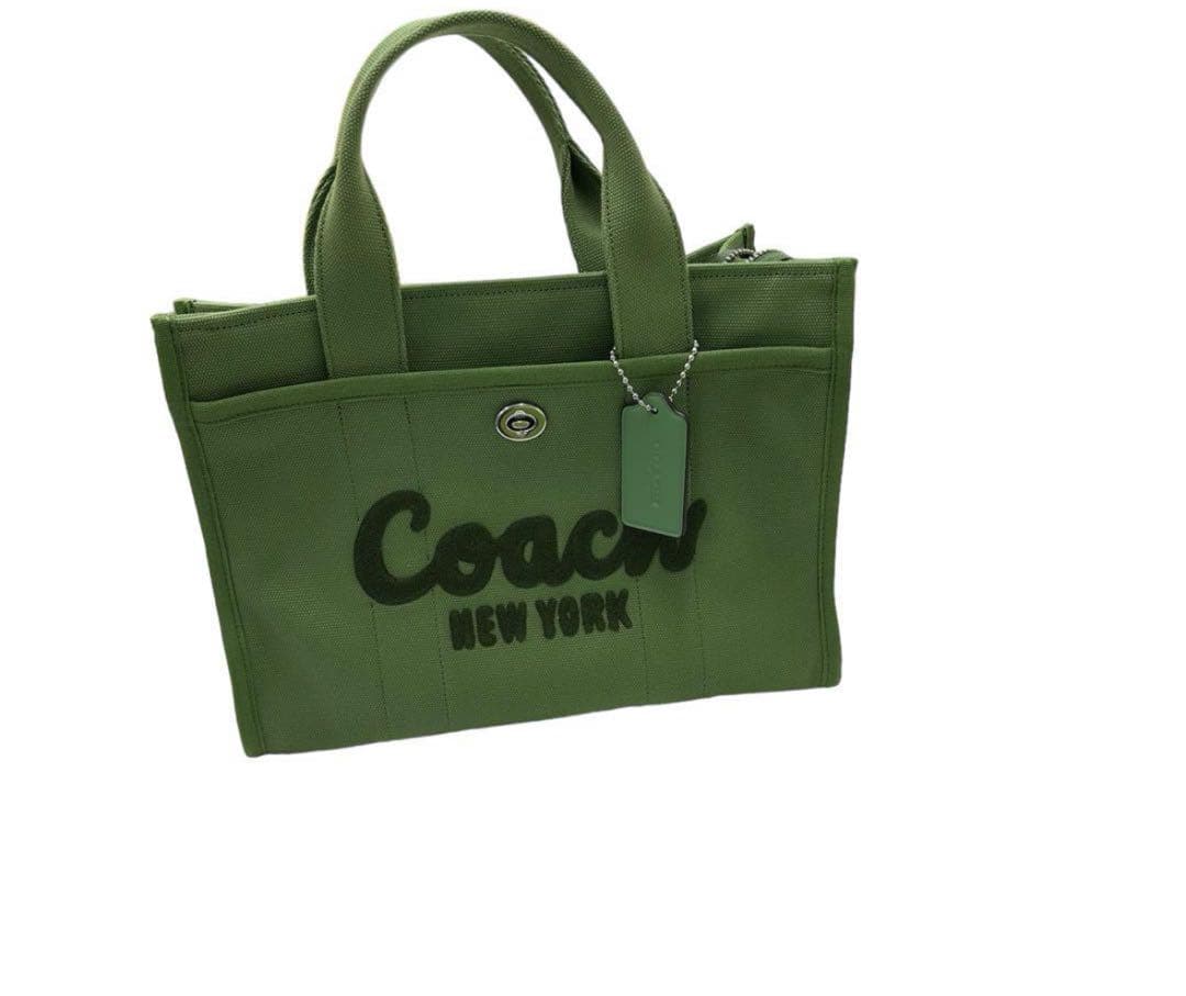 新品未使用⭐︎コーチ カーゴトート⭐︎めるるグリーン