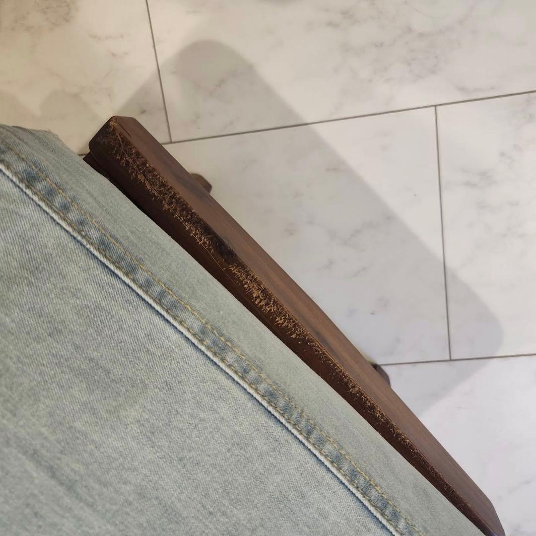 unico ウニコ SWELLA スウェラ デニム地 ベンチソファ　オットマン