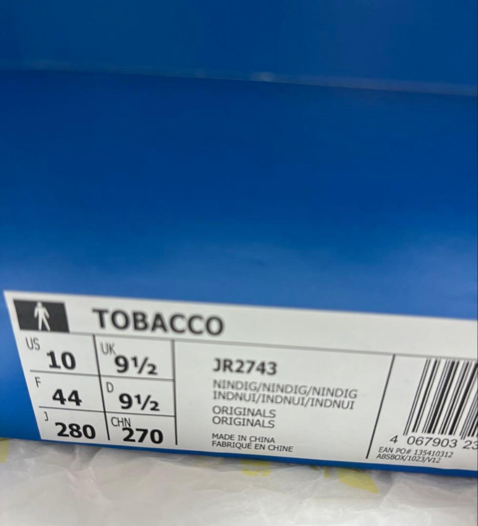 【日本完売品】adidas 28センチTOBACCO ナイトインディゴ　新品