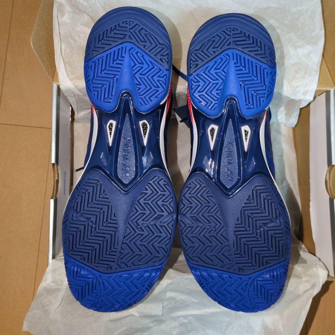 YONEX テニスシューズ ネイビー/レッド