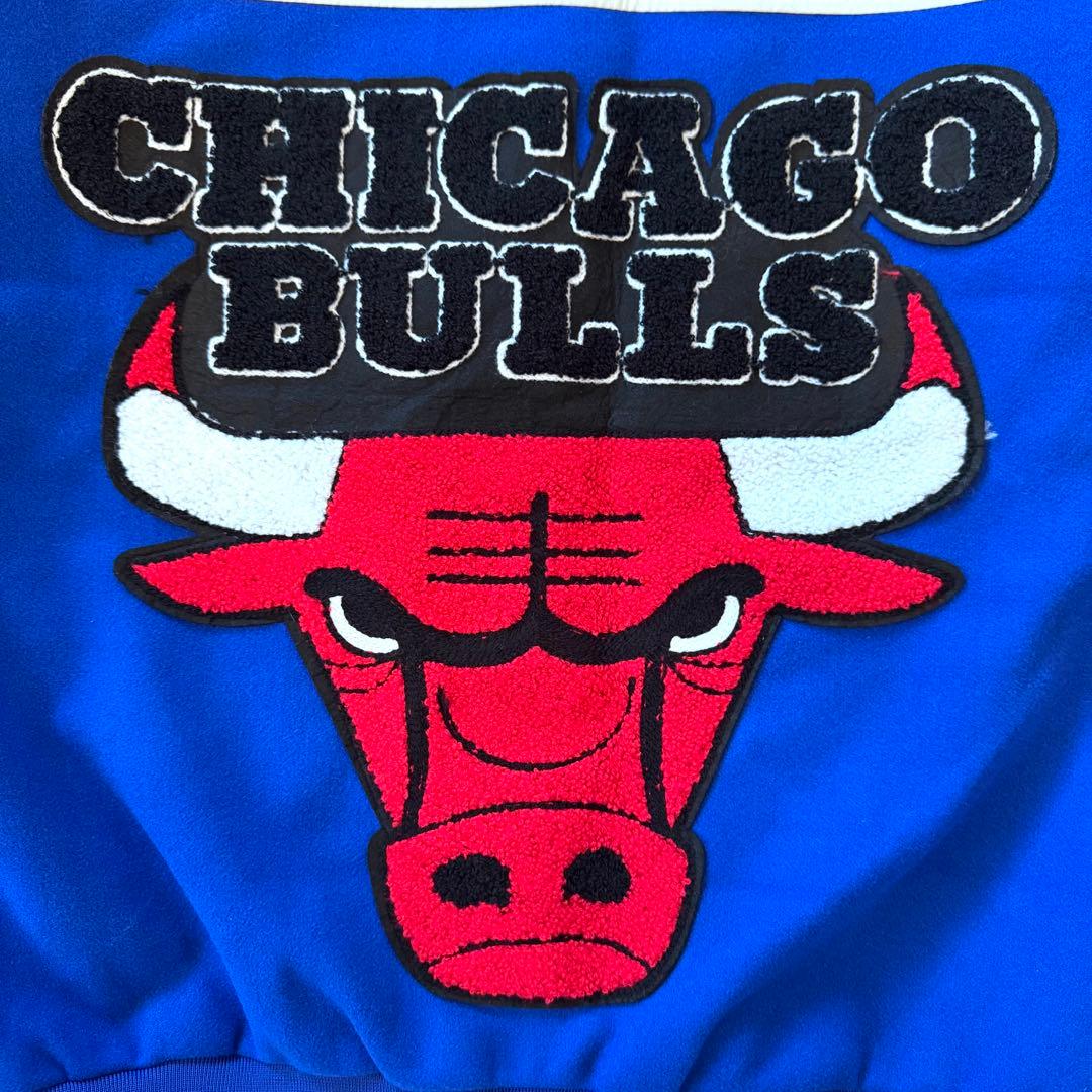 Ryouhei様 スターター NBA ブルズ 派手 レザー 切替 スタジャン