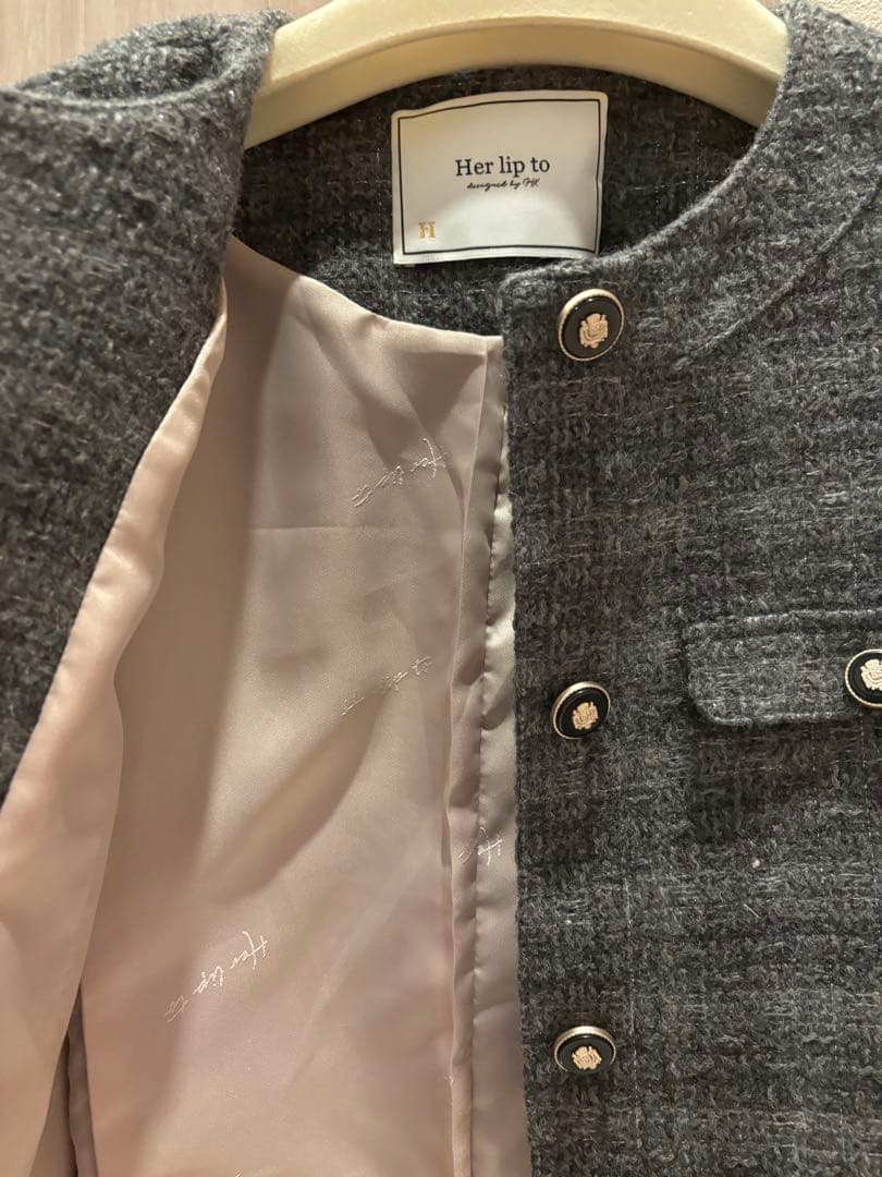 Herlipto ジャケット＋スカートセット　サイズS