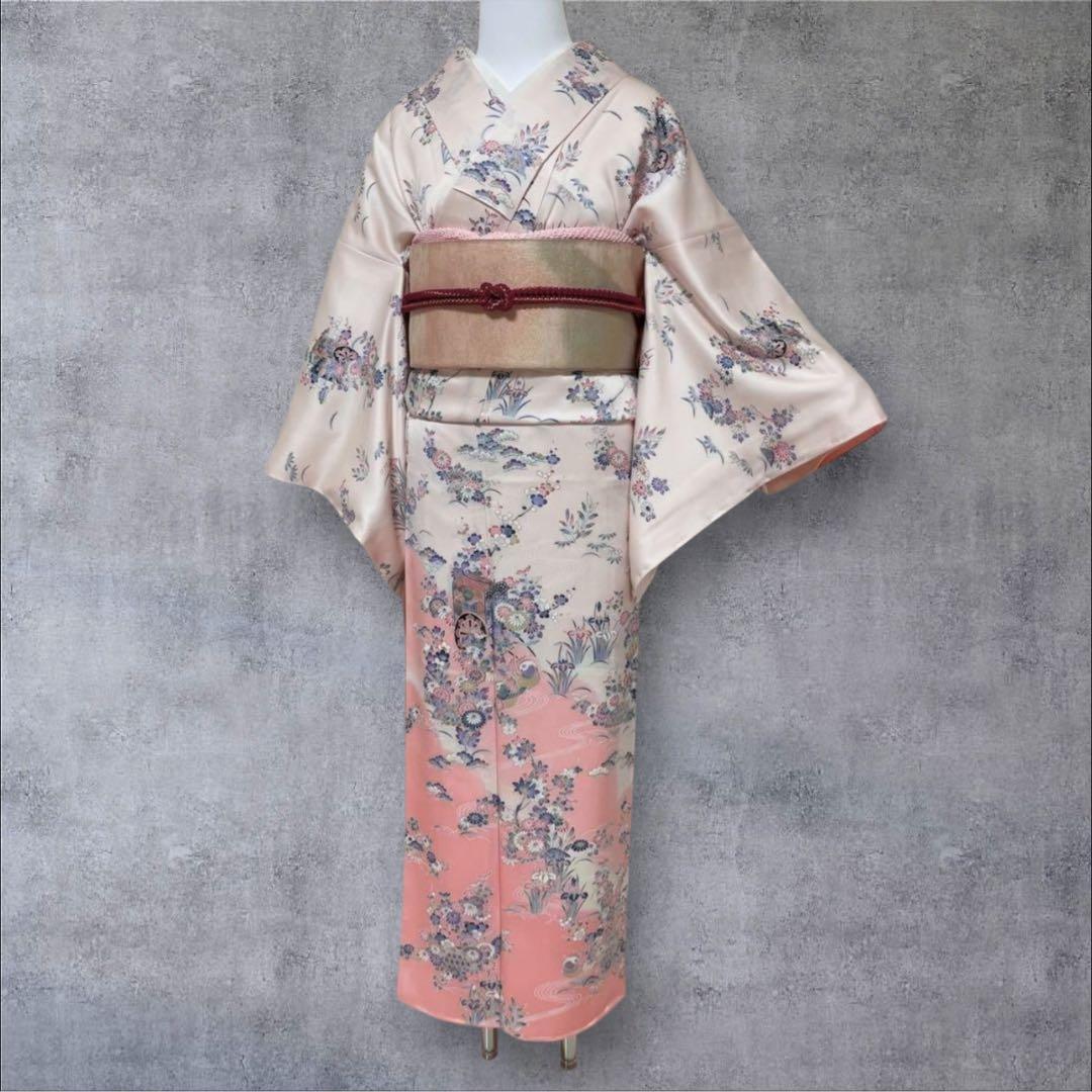 k148 セール価格変更済 訪問着 4点フルセット 身丈153裄丈65