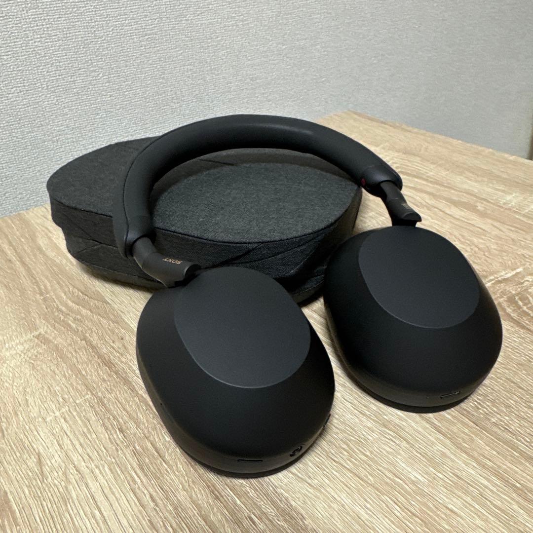 美品 SONY WH1000XM5 ワイヤレスヘッドホン ケース付き