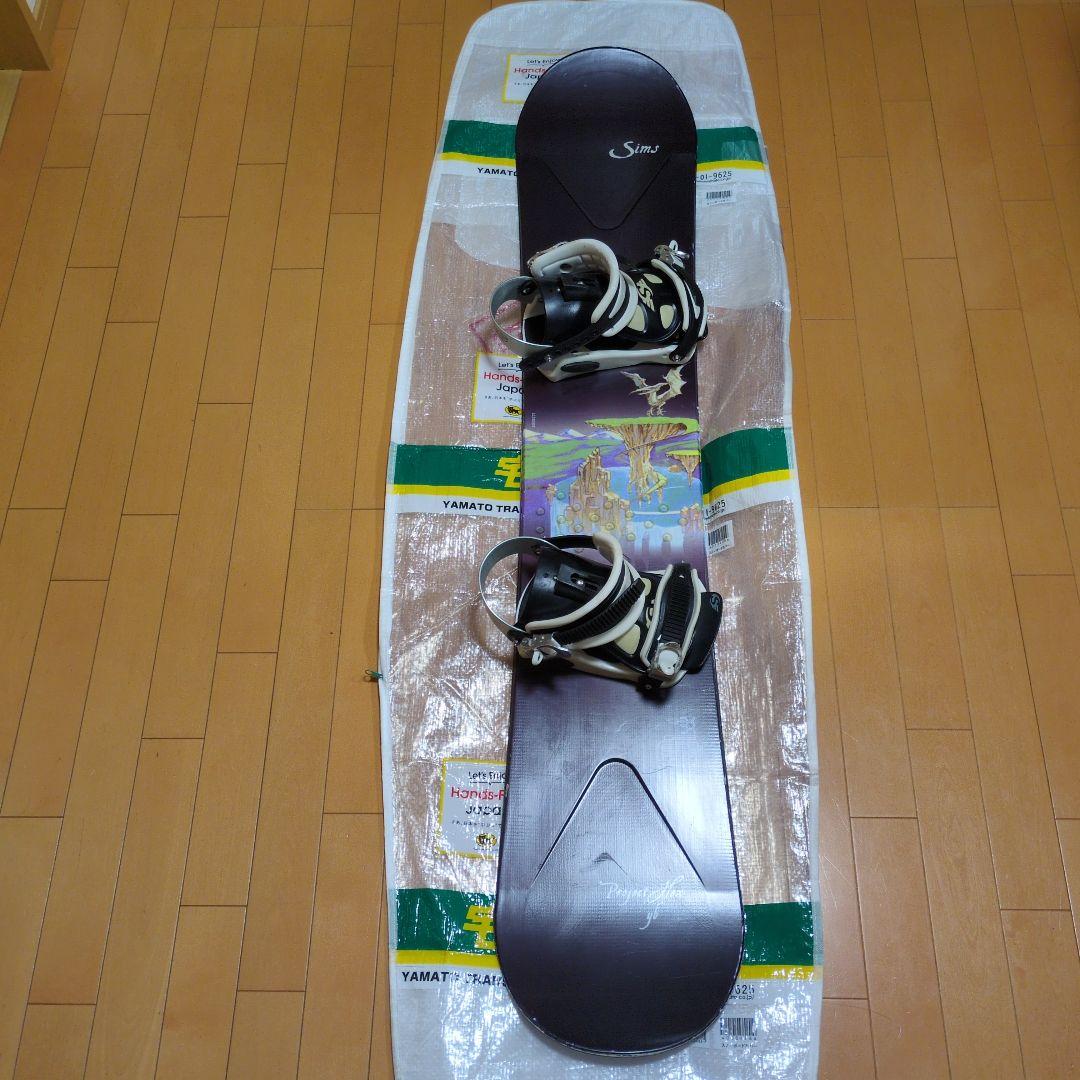 Sims スノーボード 板+ バインディング セット　146