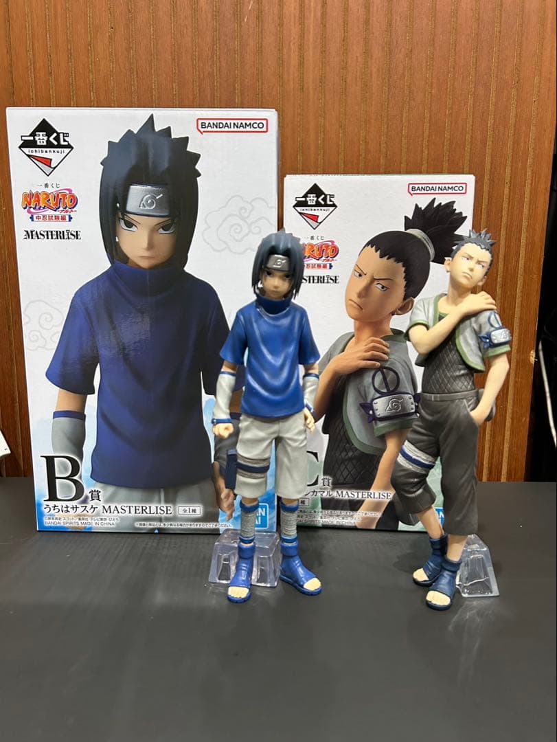 NARUTOナルト 一番くじ 中忍試験編 サスケ シカマル セット売り