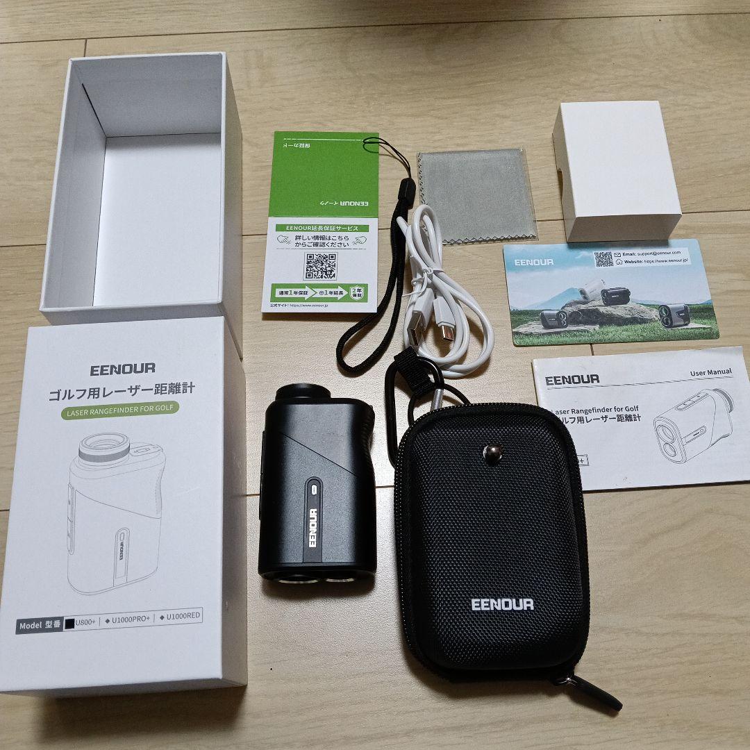 【EENOUR】☆軽い、コンパクト☆ ゴルフ用レーザー距離計 U800+