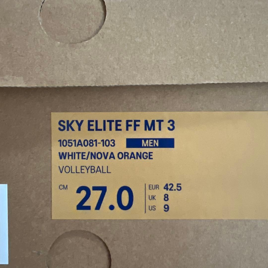 ASICS バレーボールシューズ 27.0 cm