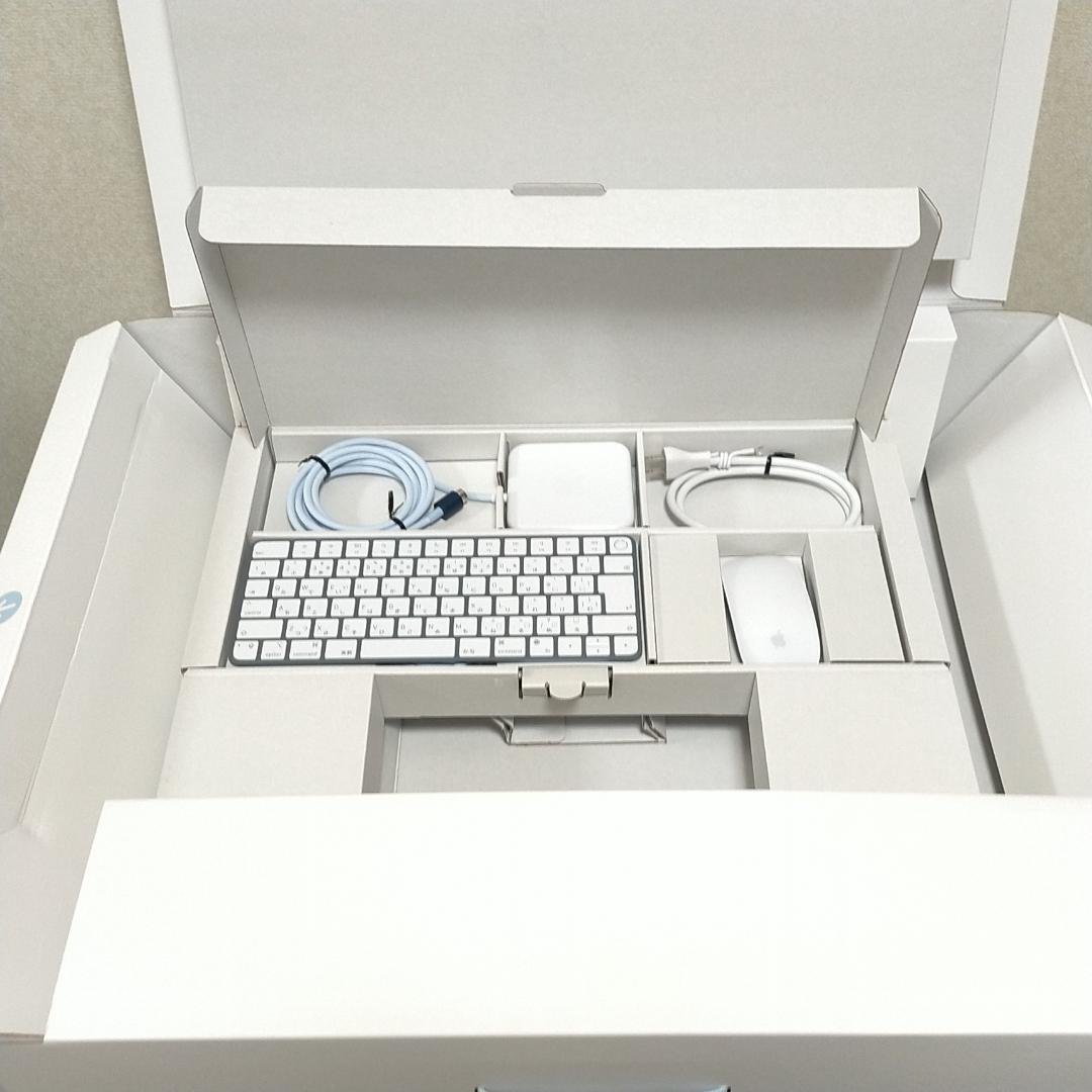 【美品】Apple iMac M3 8CPU/10GPU 24インチ ブルー