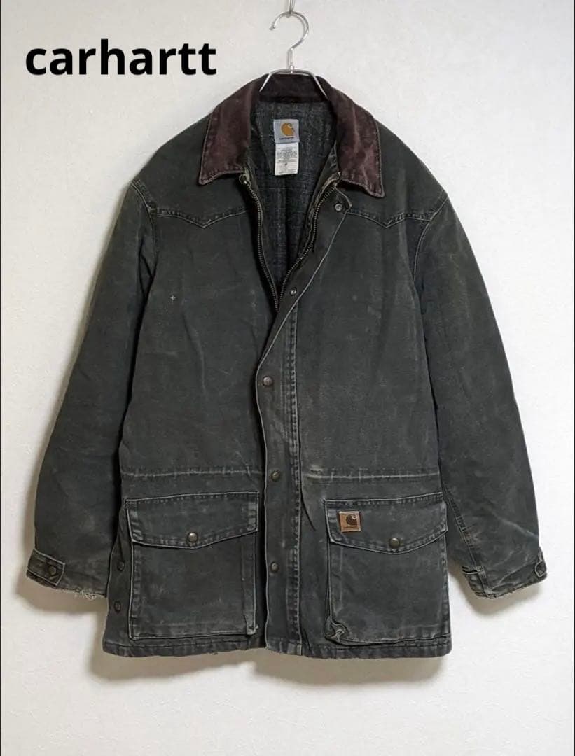 【希少】carhartt カバーオール チョアコート M
