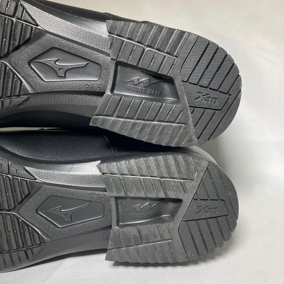 未使用級 ミズノ エクスライト ストレートチップ革靴 26.5cm