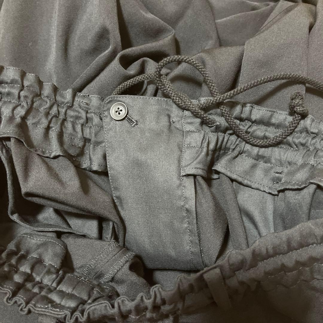 定価約9万美品　ヨウジヤマモトプールオム　ファスナーサルエルパンツ　袴　カラス