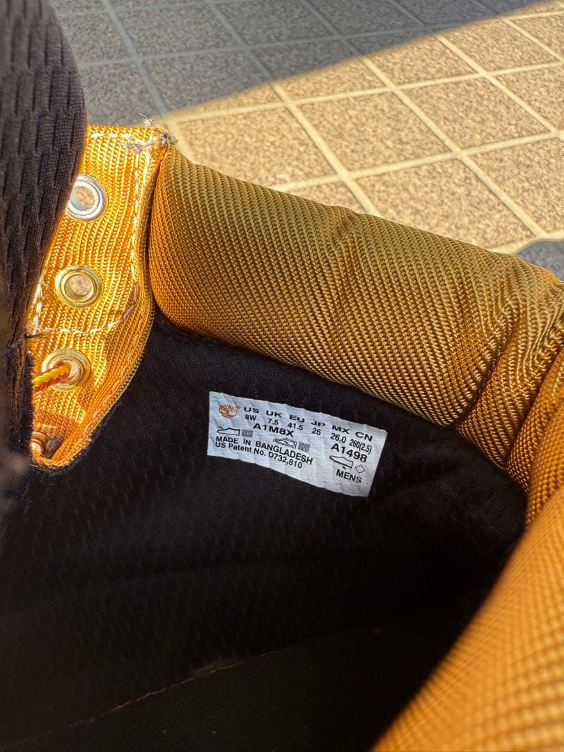 ティンバーランド イエローハイカットブーツ