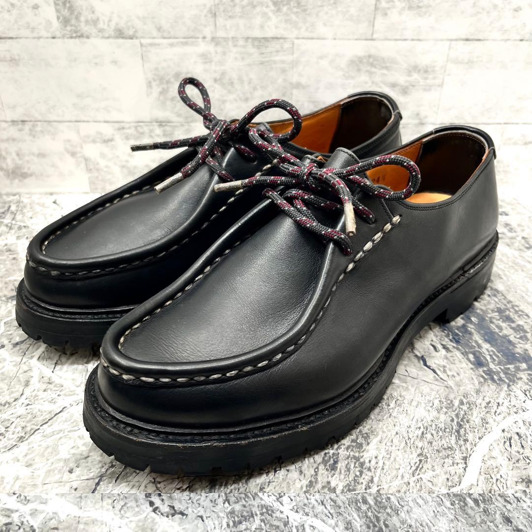 美品✨ スコッチグレイン チロリアンシューズ 革靴 ブラック 25cm相当