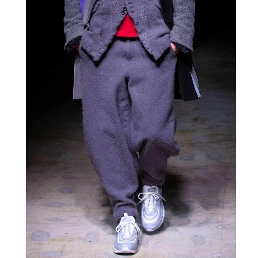 コムデギャルソンオムプリュス 22AW ウール縮絨 パンツ