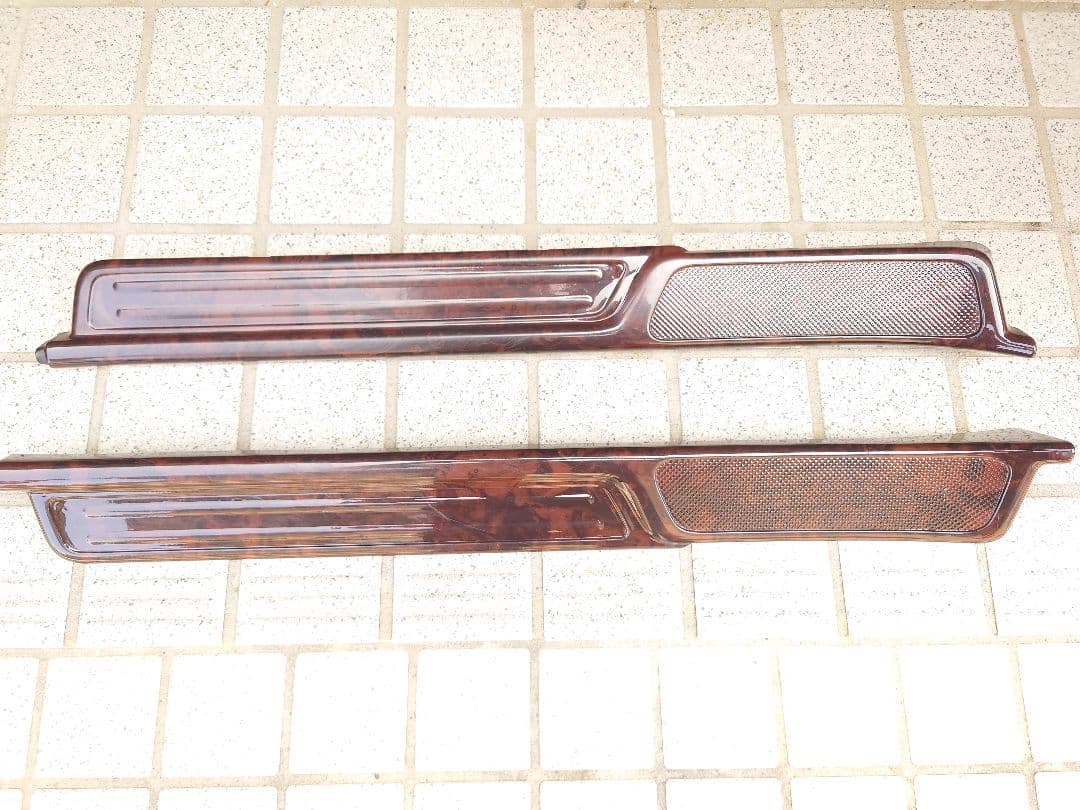 【希少】Ｌ８８０Ｋコペン　木目調スカッフプレート　ワンオフ