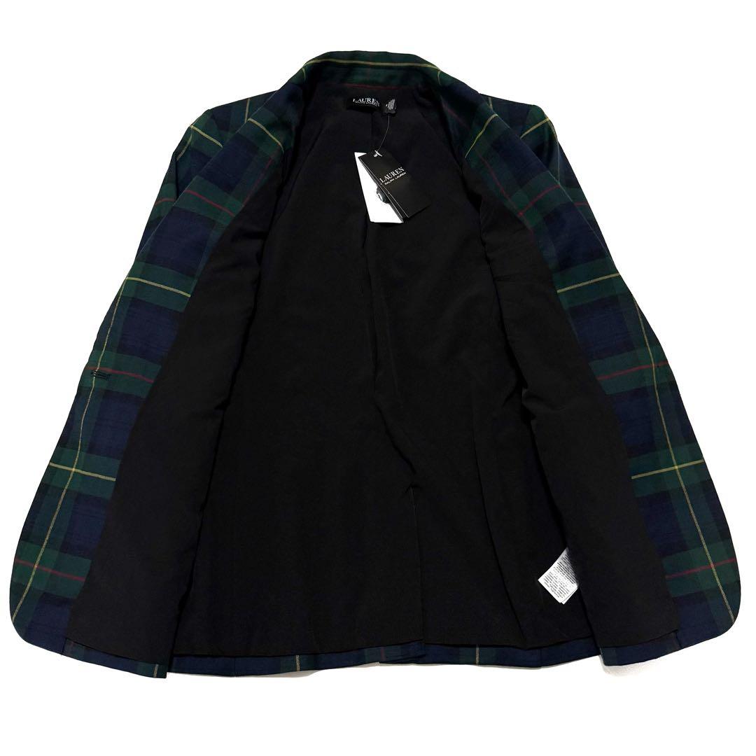 LAUREN RALPH LAUREN チェック テーラードジャケット