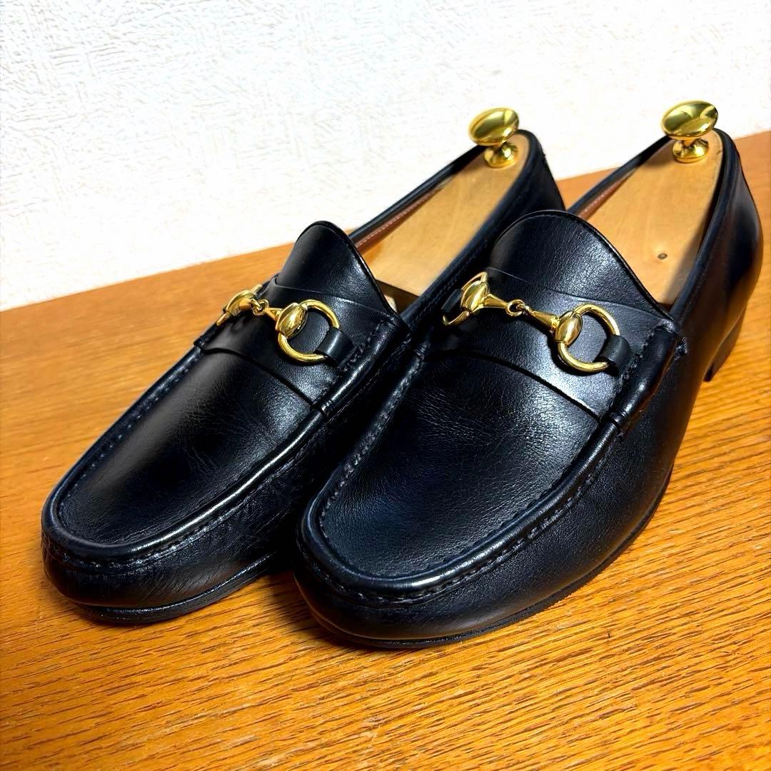 【美品】POLPETTA ポルペッタ ビットローファー 別注品 黒 40.5