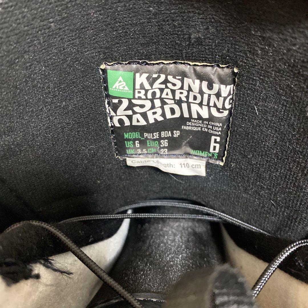 美品 K2 ケーツー スノーボード ブーツ23.0cm PULSE BOA SP