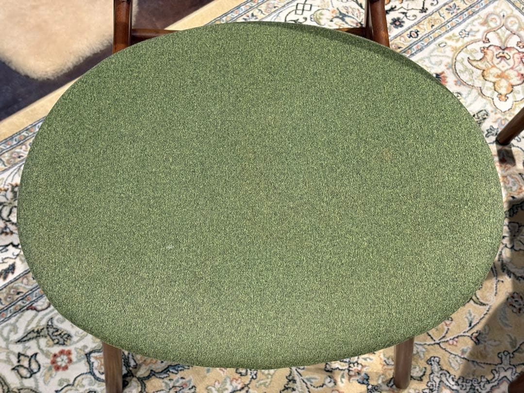 北欧テイスト ダイニングチェア グリーン アンティーク ヴィンテージ nZ