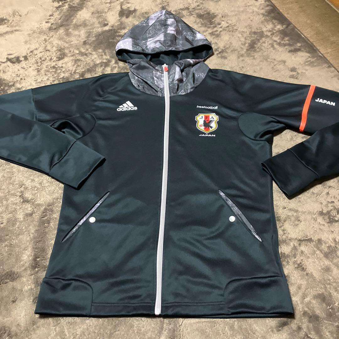 【激レア・美品】サッカー 日本代表 アディダス ジャケット パーカー ブラック