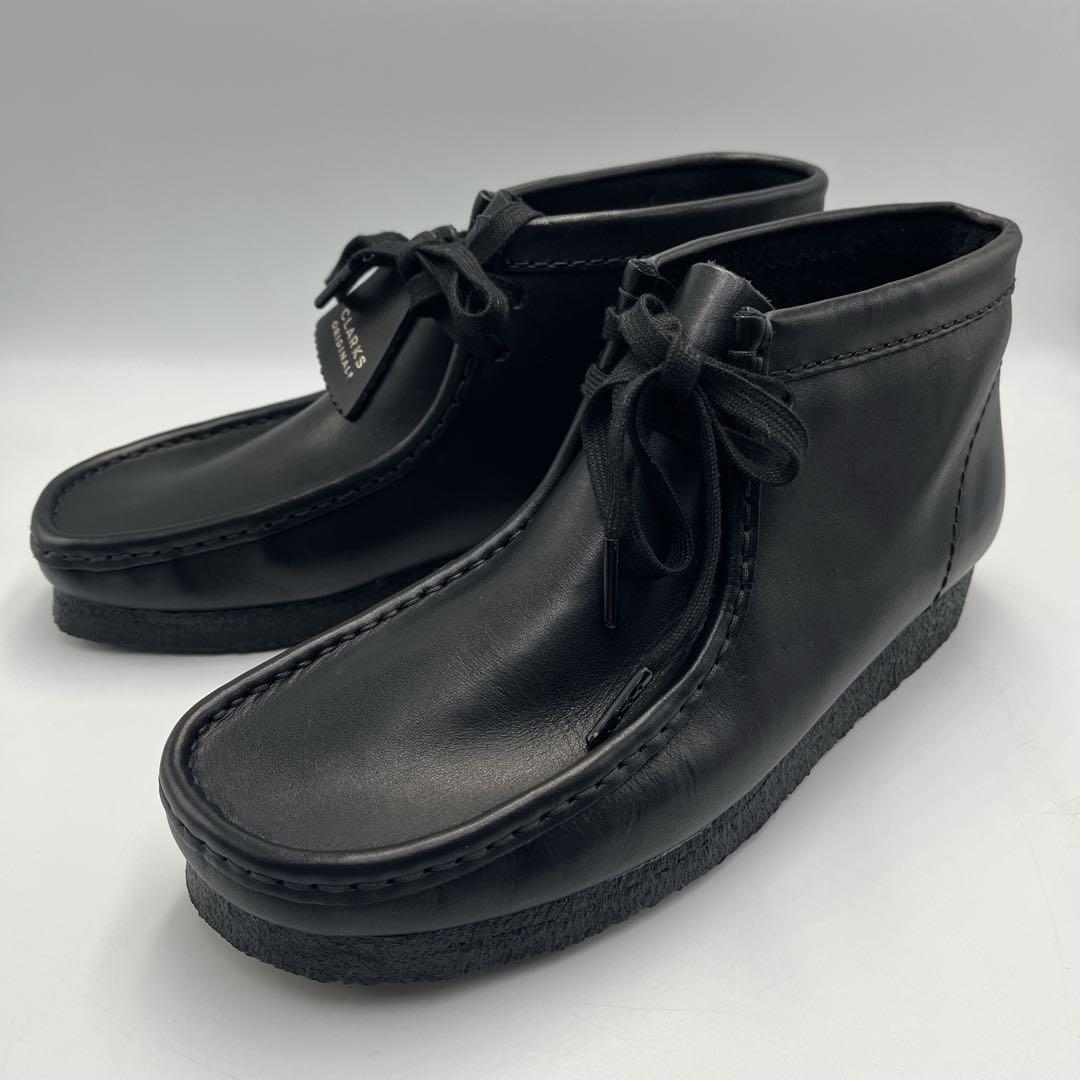 クラークス ワラビーブーツ レザー【UK8】