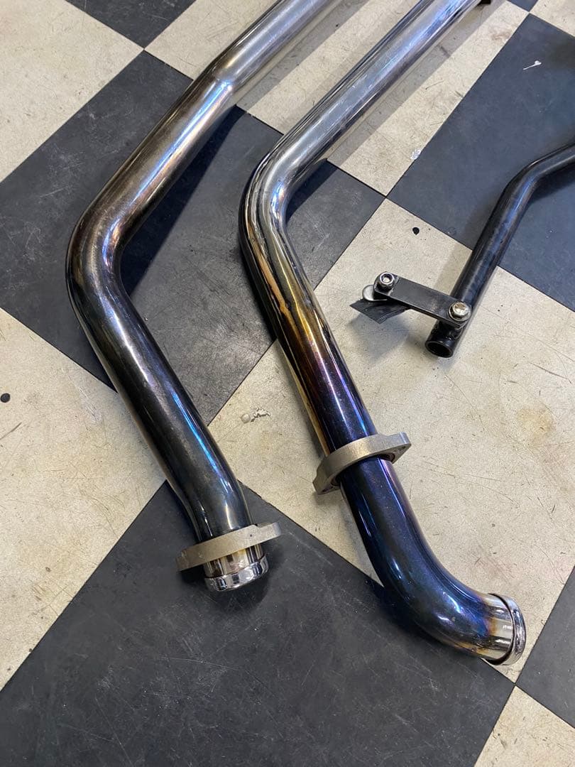 ハーレー　ツインカム88 ソフテイル　マフラー　スラッシュカット　fxst