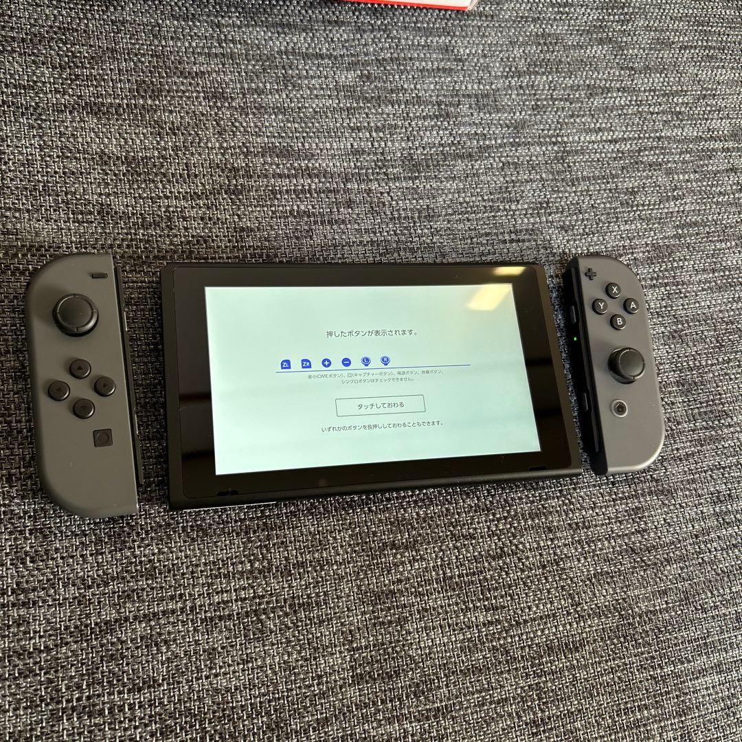 Nintendo Switch 本体 グレー バッテリー強化版 付属品完備