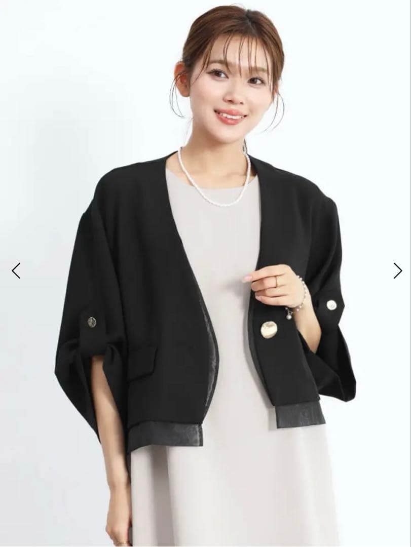 スコットクラブ　FENNEL アンティークボタンショートジャケット