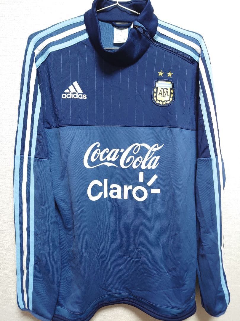 f*a様 adidas　2015 アルゼンチン代表　トレーニングトップ　フルスポ