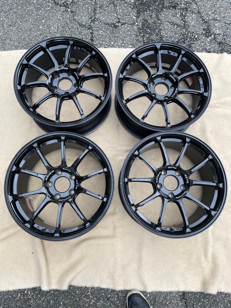 ADVAN RZ-F2 18 9j +53 8j +45 4本 120-5H鍛造