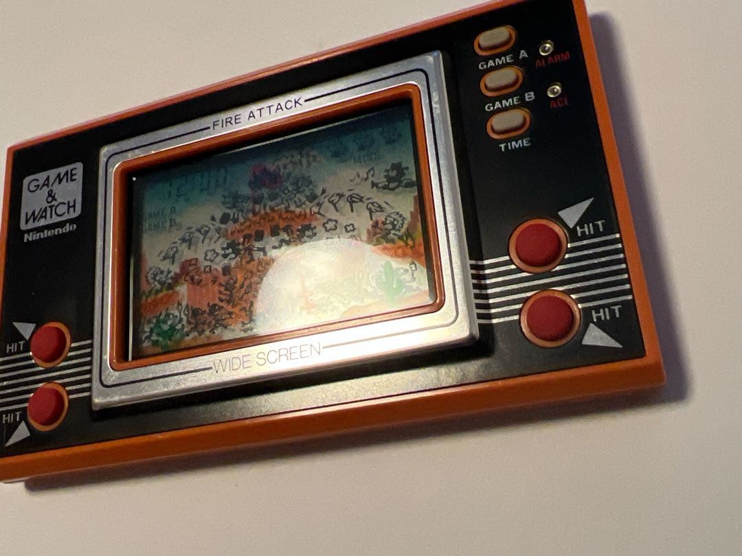 任天堂　 ゲームウォッチ　FIRE ATTACKファイアーアタック　箱説付